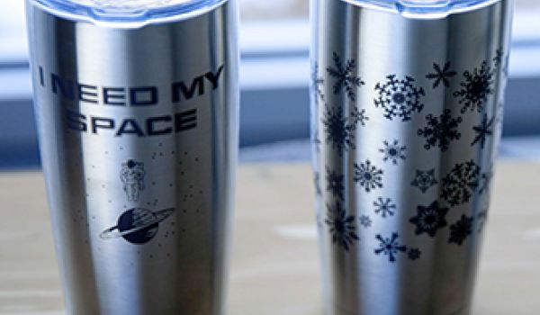 laser etch stainless steel tumblers
