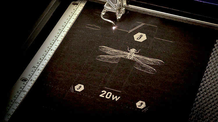 Paper laser cutting and engraving