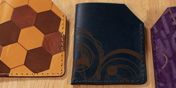 Laser engraving and cutting leather