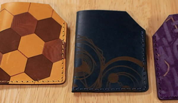 Laser Engraving & Cutting Leather Wallets