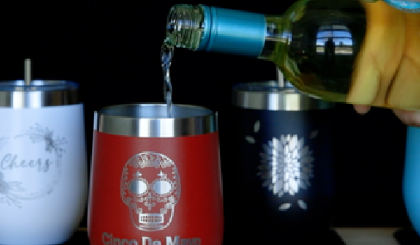 Laser Engraving Wine Tumblers